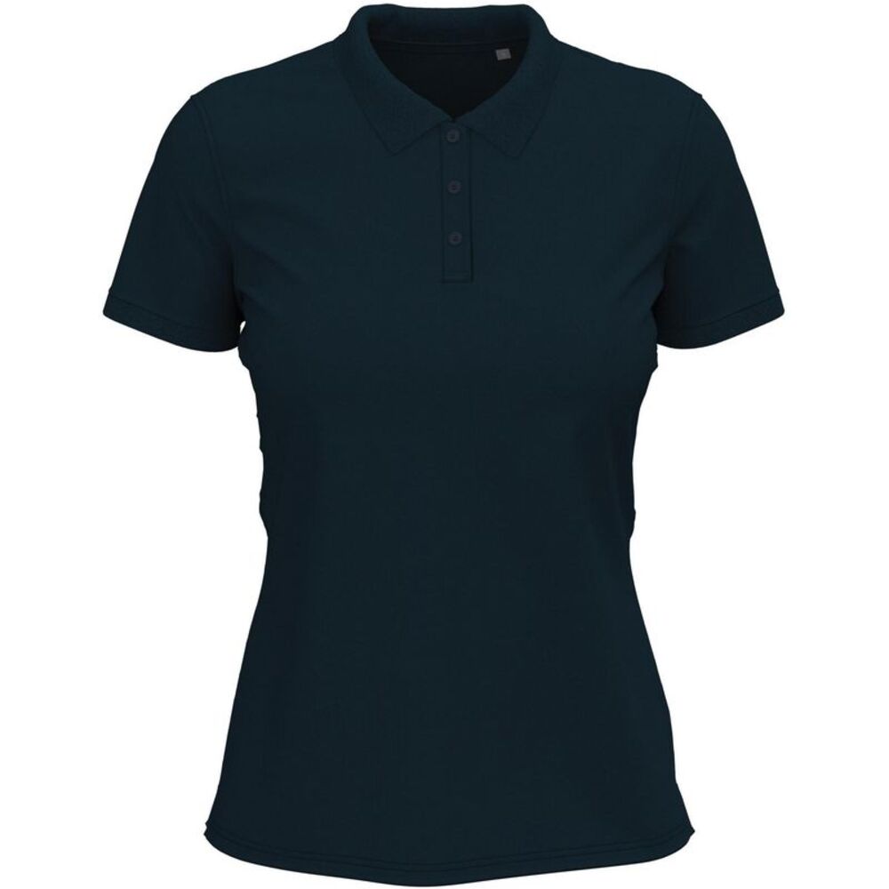 Stedman Womens/Ladies Stretch Polo Shirt / Marina Blue